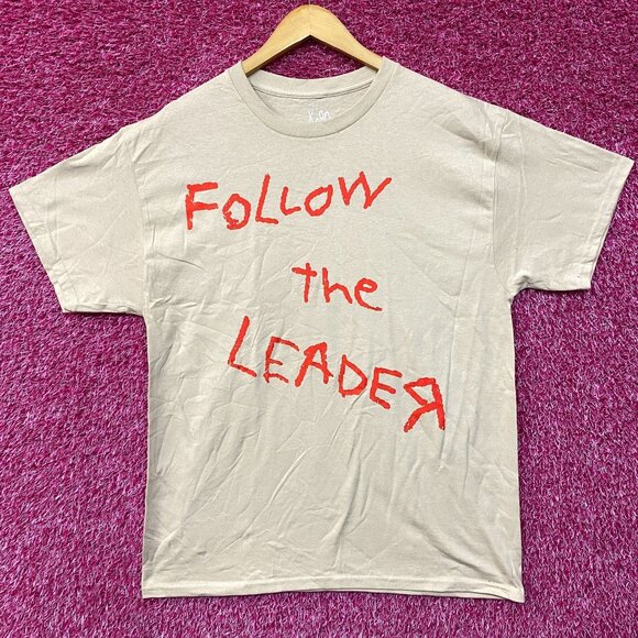 Korn Follow The Leader Nu Metal Band T-Shirt Large - Picture 1 of 4